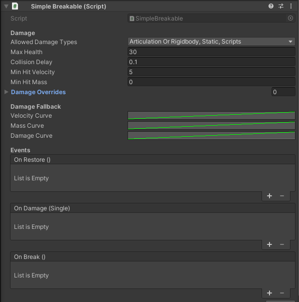 SimpleBreakable